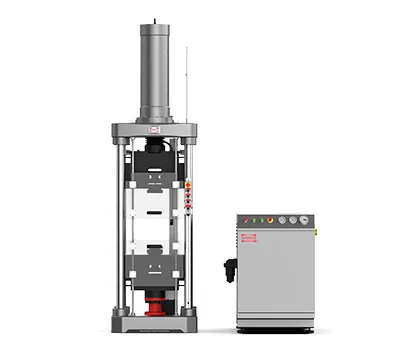 Servo-Hydraulic Universal Testing Machine, Single Space, Side Action Grip