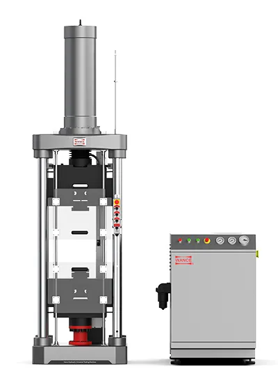 Servo-Hydraulic Universal Testing Machine, Single Space, Side Action Grip