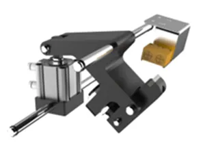 Automatic pneumatic locking