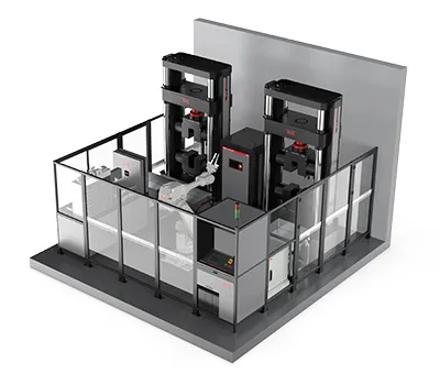 Robotic Automated Sheet Tensile Testing System