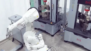100kN Robotic Automated Tensile Testing System (Sheet Metal Testing)